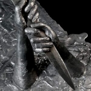 "Sois toi même" sculpture inspiré de Nietzsche