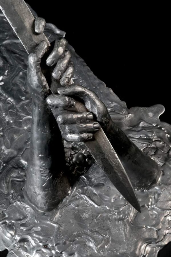 "Sois toi même" sculpture inspiré de Nietzsche